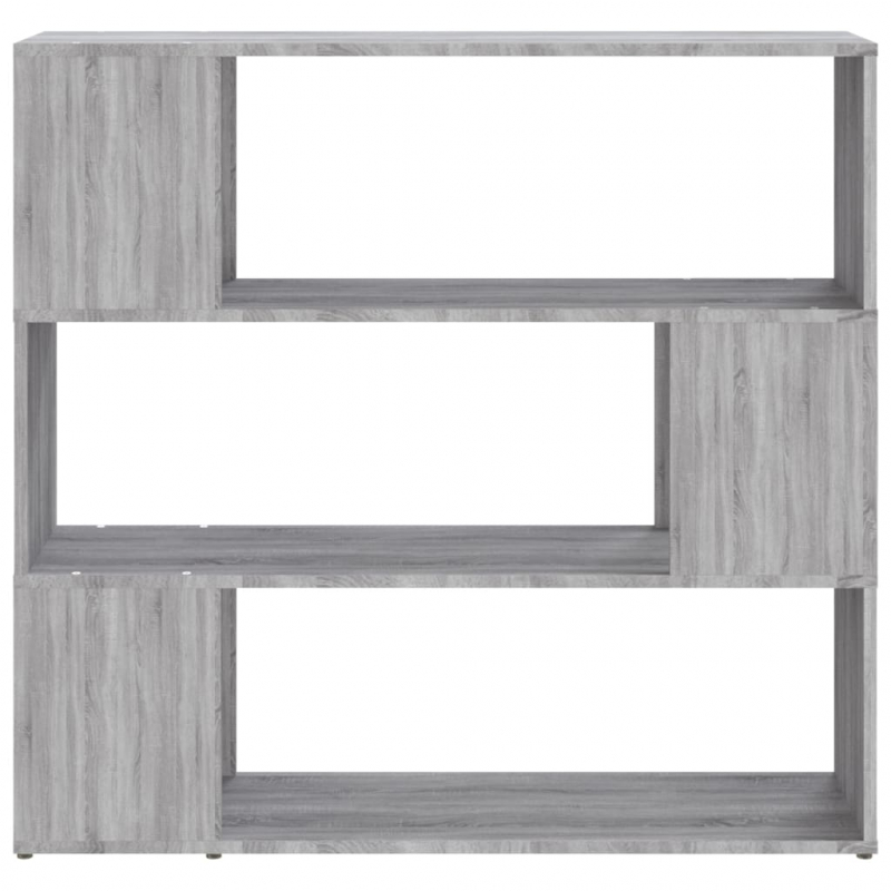 Bücherregal/Raumteiler Grau Sonoma 100x24x94 cm