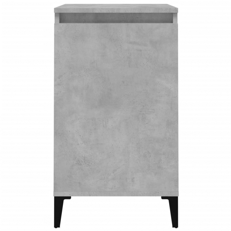 Nachttisch Betongrau 40x35x70 cm Holzwerkstoff