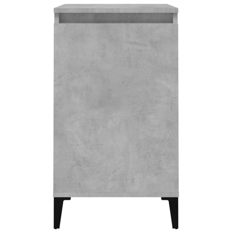 Nachttische 2 Stk. Betongrau 40x35x70 cm Holzwerkstoff