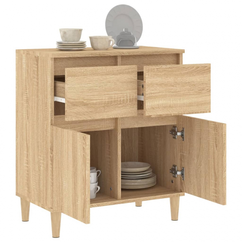Sideboard Sonoma-Eiche 60x35x70 cm Holzwerkstoff