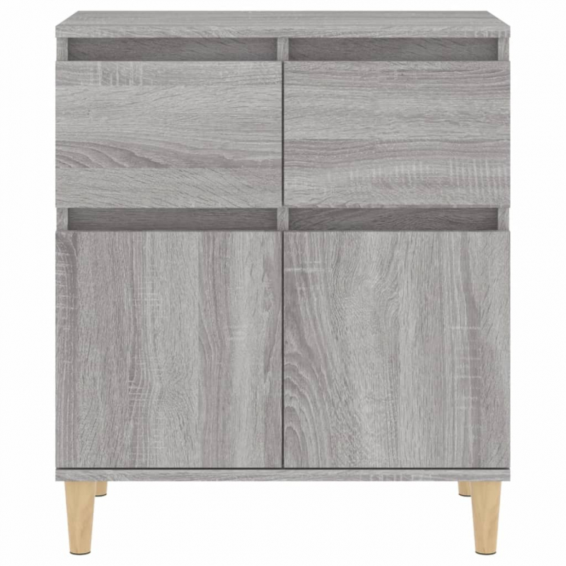 Sideboard Grau Sonoma 60x35x70 cm Holzwerkstoff