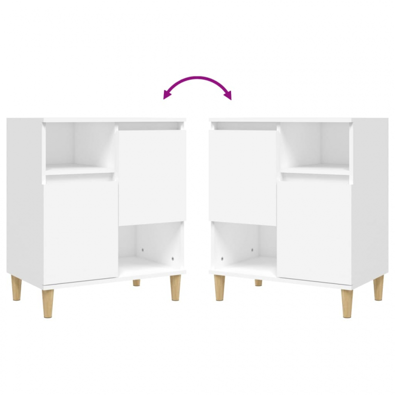 Sideboard Weiß 60x35x70 cm Holzwerkstoff