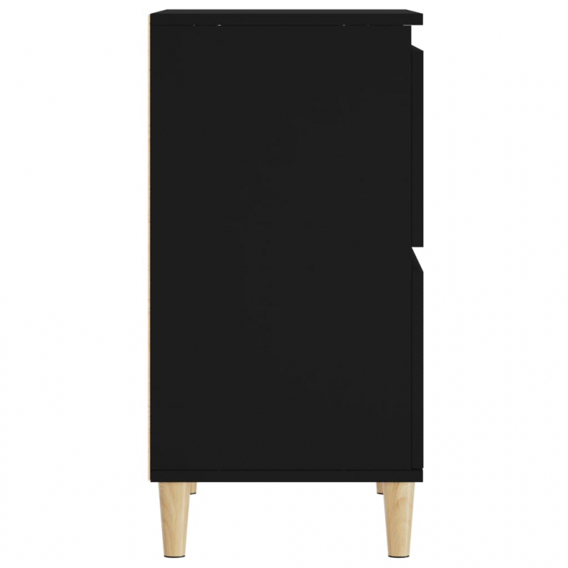 Sideboard Schwarz 60x35x70 cm Holzwerkstoff