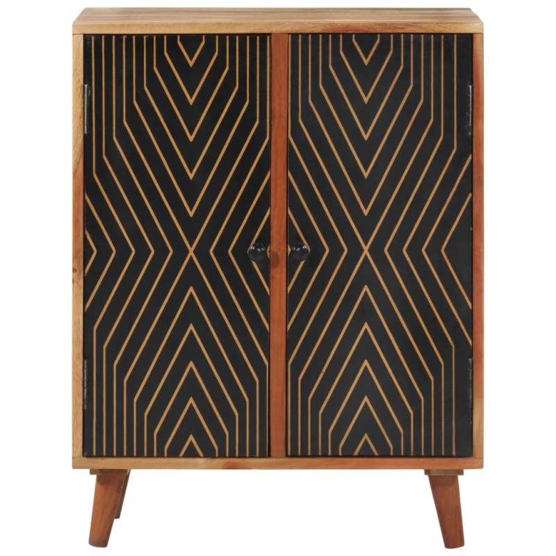 Sideboard 60x35x74 cm Massivholz Akazie