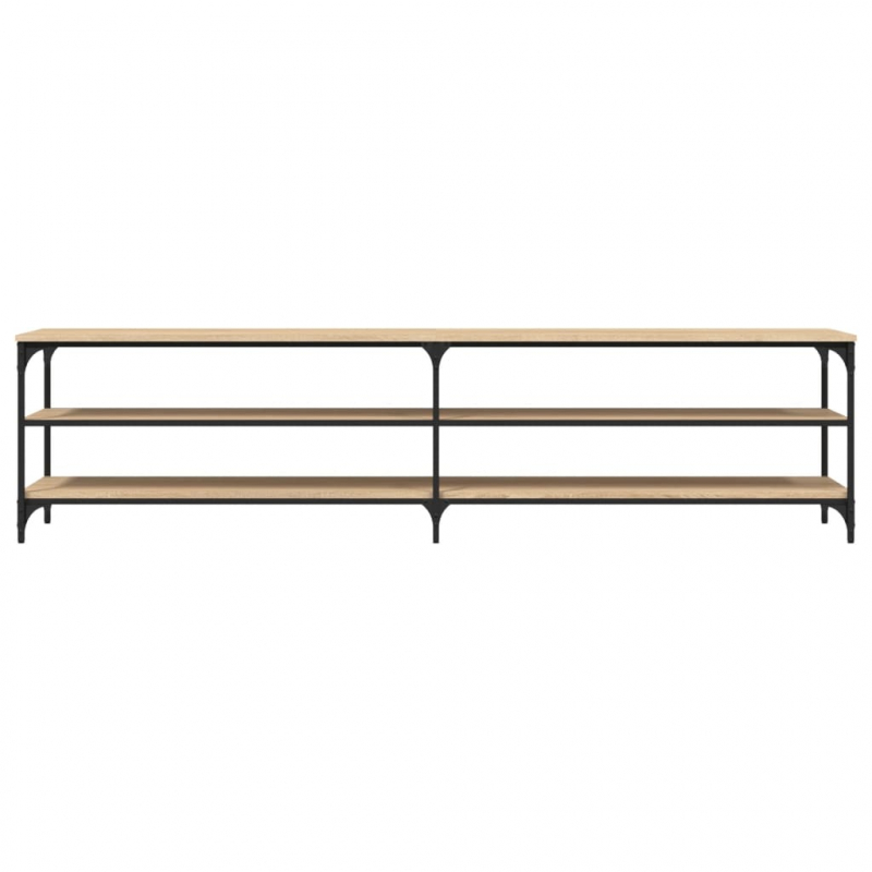 TV-Schrank Sonoma-Eiche 200x30x50 cm Holzwerkstoff und Metall