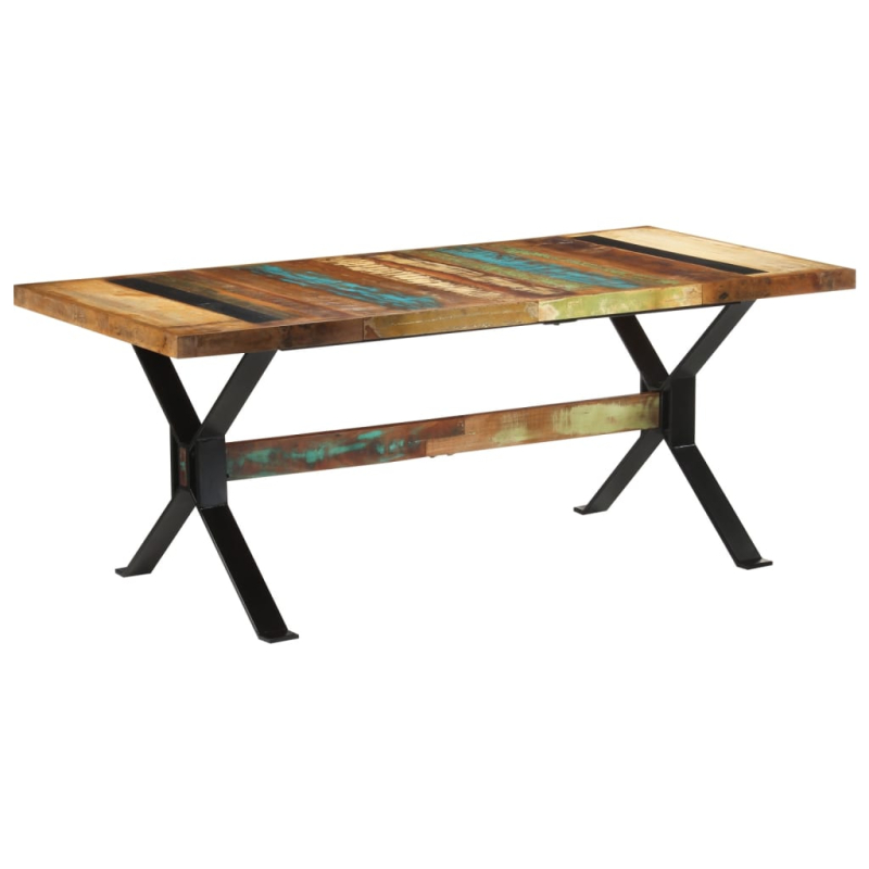 Esstisch 180x90x73 cm Massives Altholz