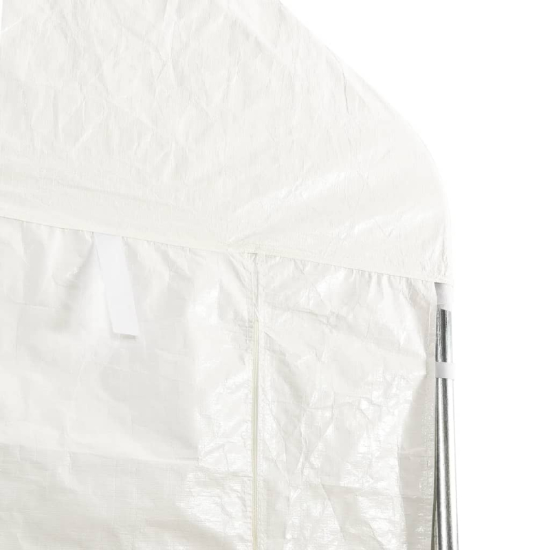 Pavillon mit Dach Weiß 20,07x5,88x3,75 m Polyethylen