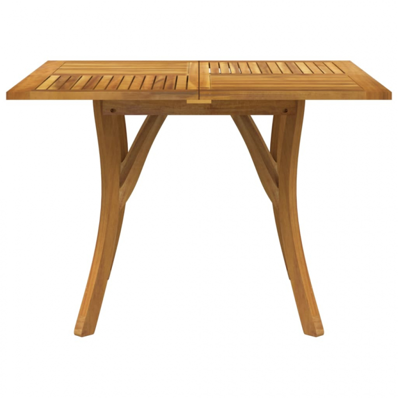 Gartentisch 110x110x75 cm Massivholz Akazie