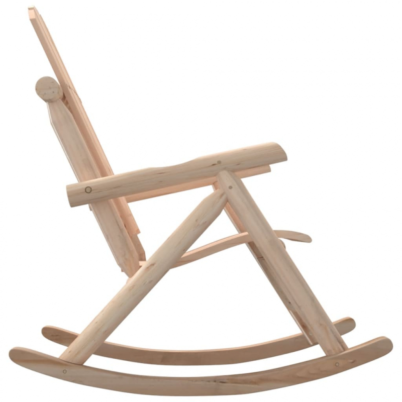 Garten-Schaukelstuhl 69x96x101 cm Massivholz Fichte