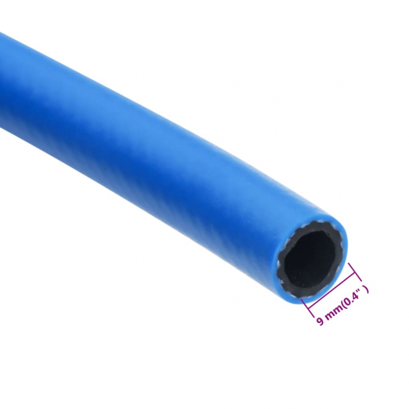 Luftschlauch Blau 0,6 10 m PVC