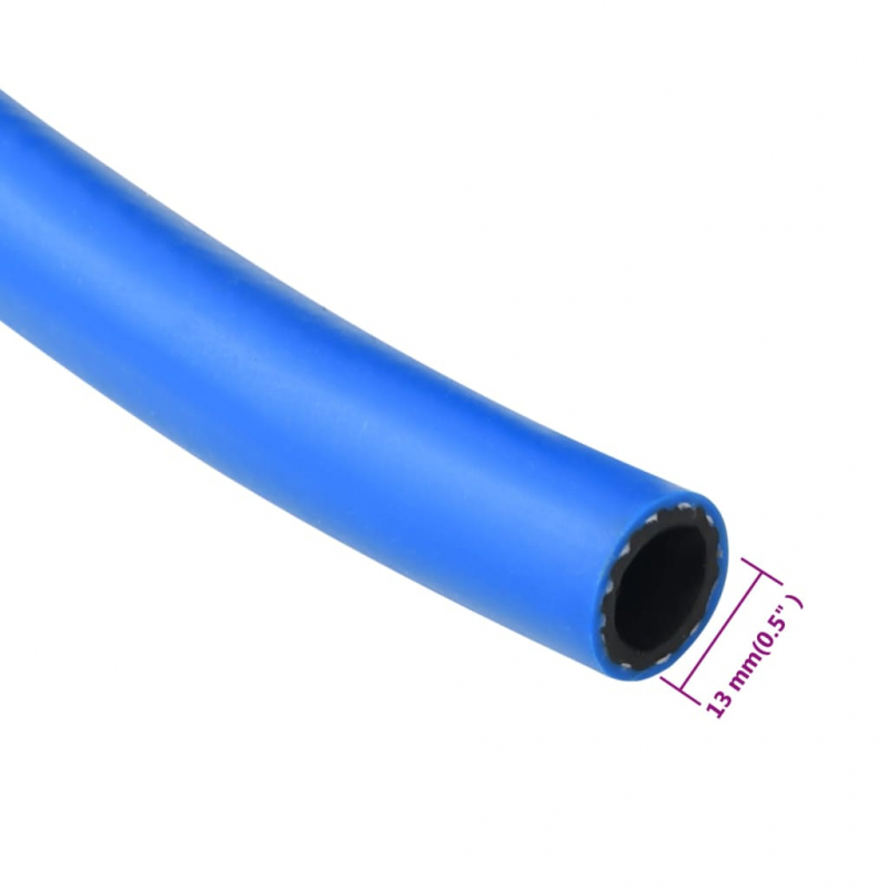 Luftschlauch Blau 0,7 10 m PVC