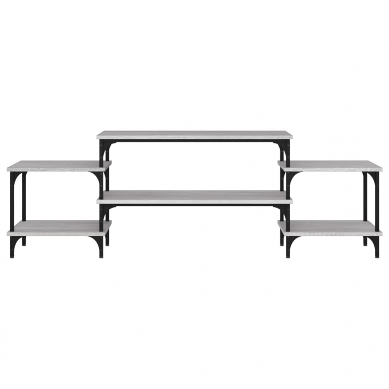 TV-Schrank Grau Sonoma 157x35x52 cm Holzwerkstoff