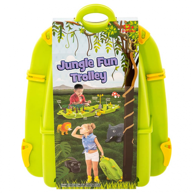 Wasserspiel-Koffer Jungle 51x21,5x66,5 cm Polypropylen