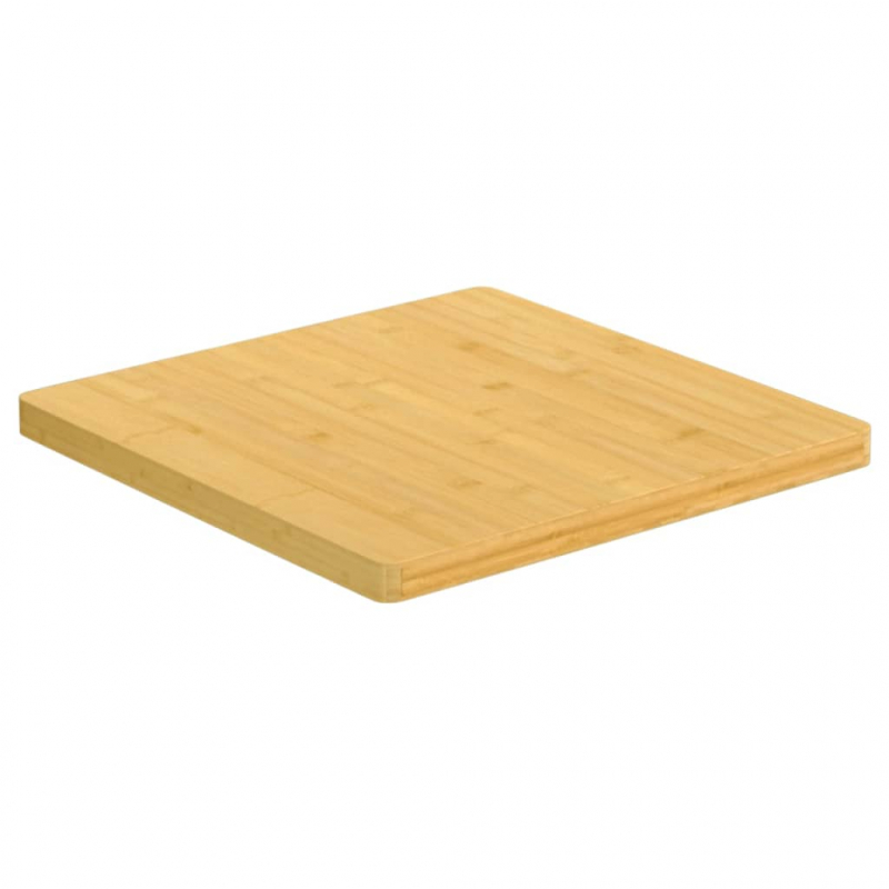 Tischplatte 40x40x2,5 cm Bambus