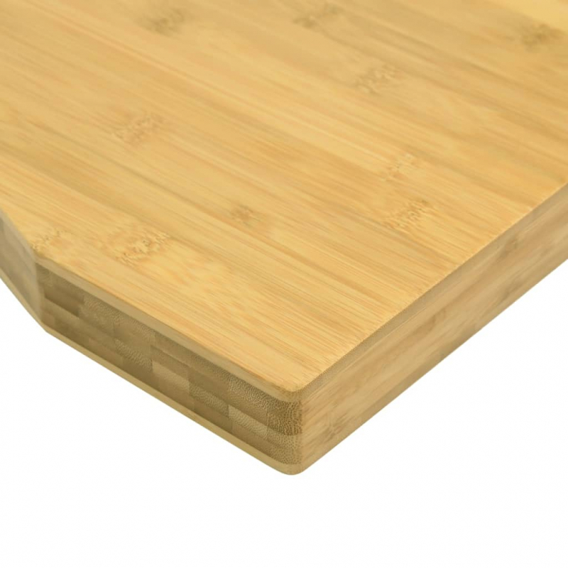 Schreibtischplatte 100x60x4 cm Bambus