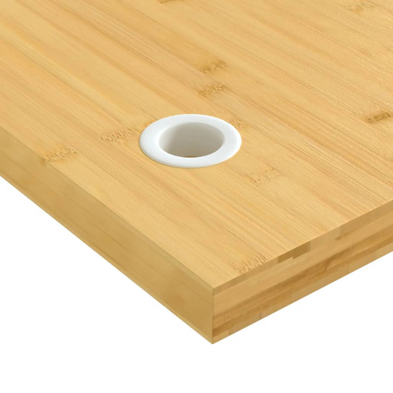 Schreibtischplatte 110x55x4 cm Bambus