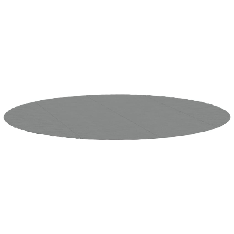 Pool-Bodentuch Hellgrau Ø458 cm Polyester Geotextil