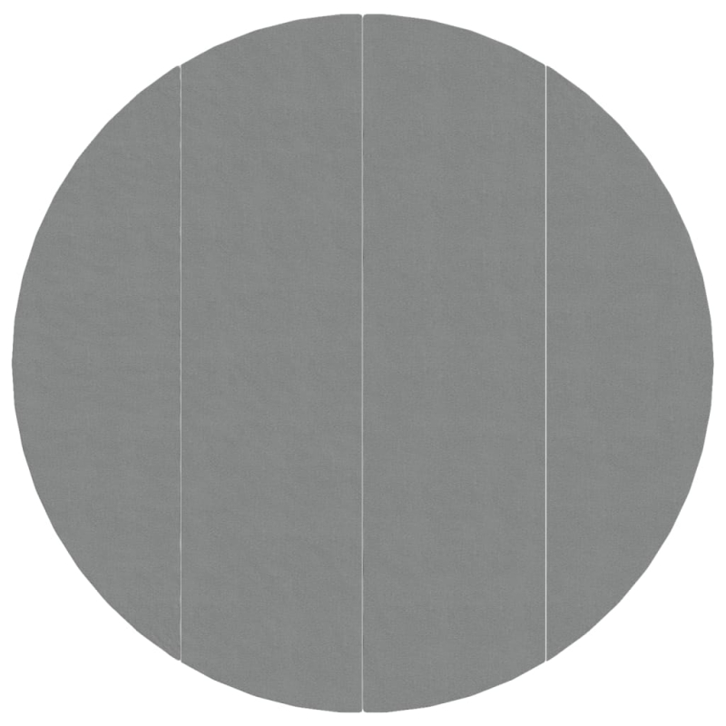 Pool-Bodentuch Hellgrau Ø500 cm Polyester Geotextil