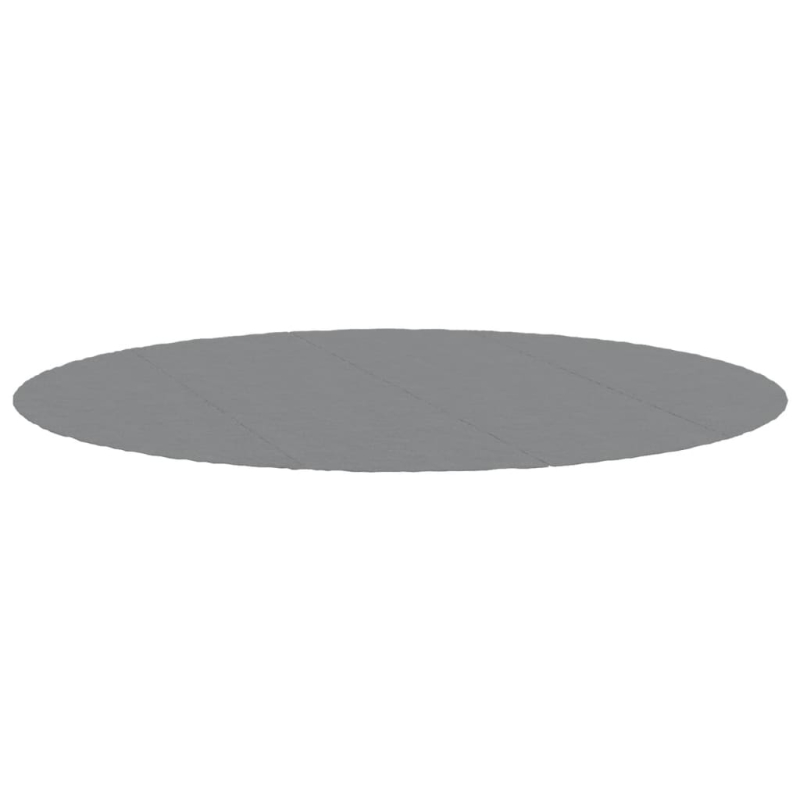 Pool-Bodentuch Hellgrau Ø500 cm Polyester Geotextil