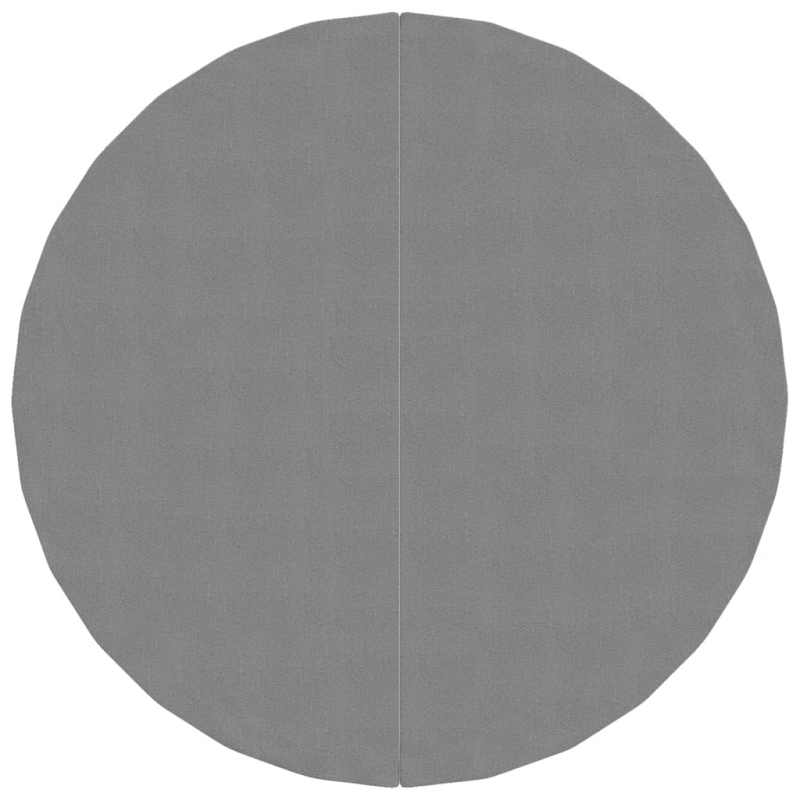 Pool-Bodentuch Hellgrau Ø244 cm Polyester Geotextil
