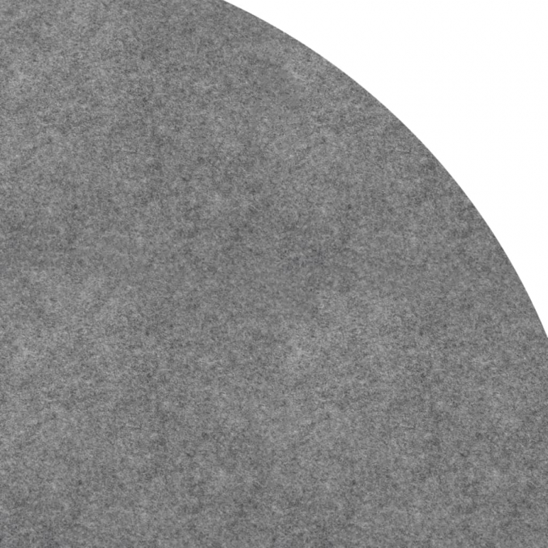 Pool-Bodentuch Hellgrau Ø396 cm Polyester Geotextil