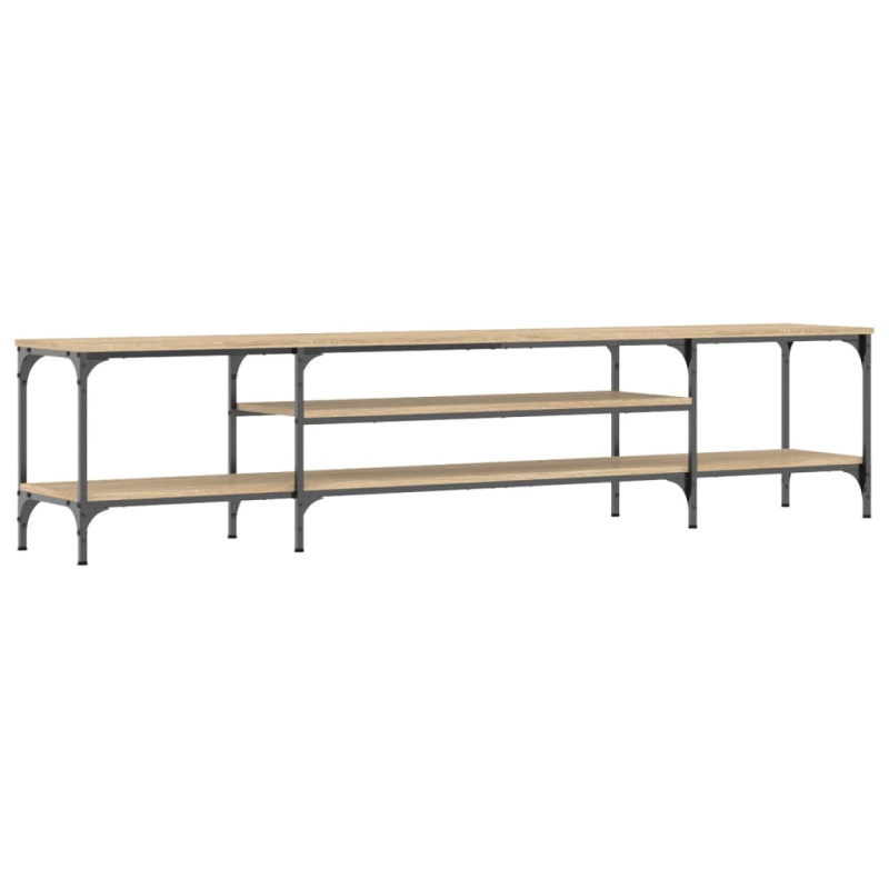 TV-Schrank Sonoma-Eiche 201x35x45 cm Holzwerkstoff & Eisen
