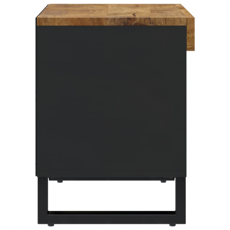 TV-Schrank 85x33x43,5 cm Massivholz Mango