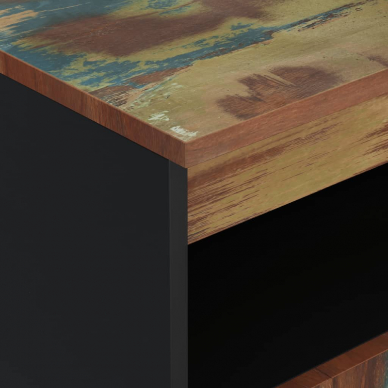 Sideboard mit 2 Türen 60x33x75 cm Altholz Massiv