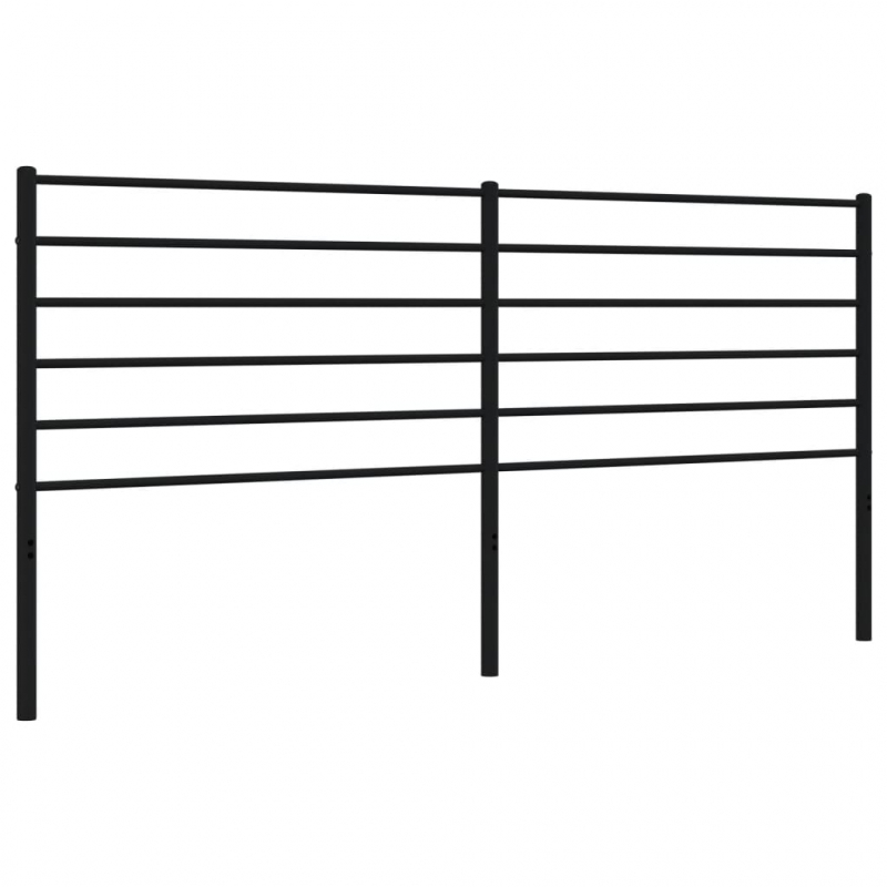 Kopfteil Metall Schwarz 200 cm