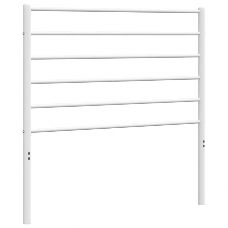 Kopfteil Metall Weiß 100 cm