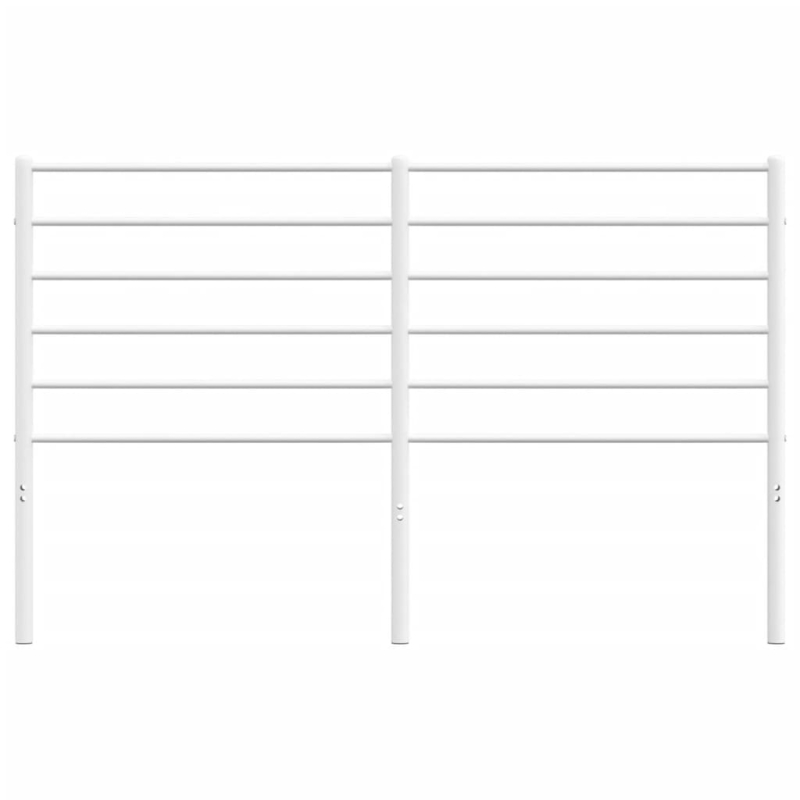 Kopfteil Metall Weiß 135 cm