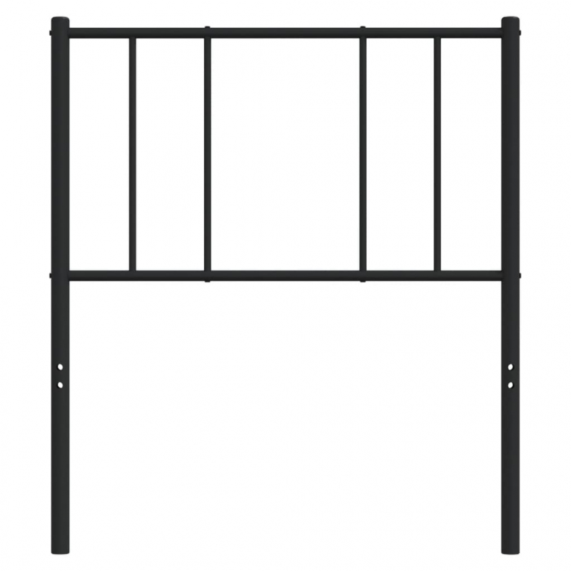 Kopfteil Metall Schwarz 80 cm