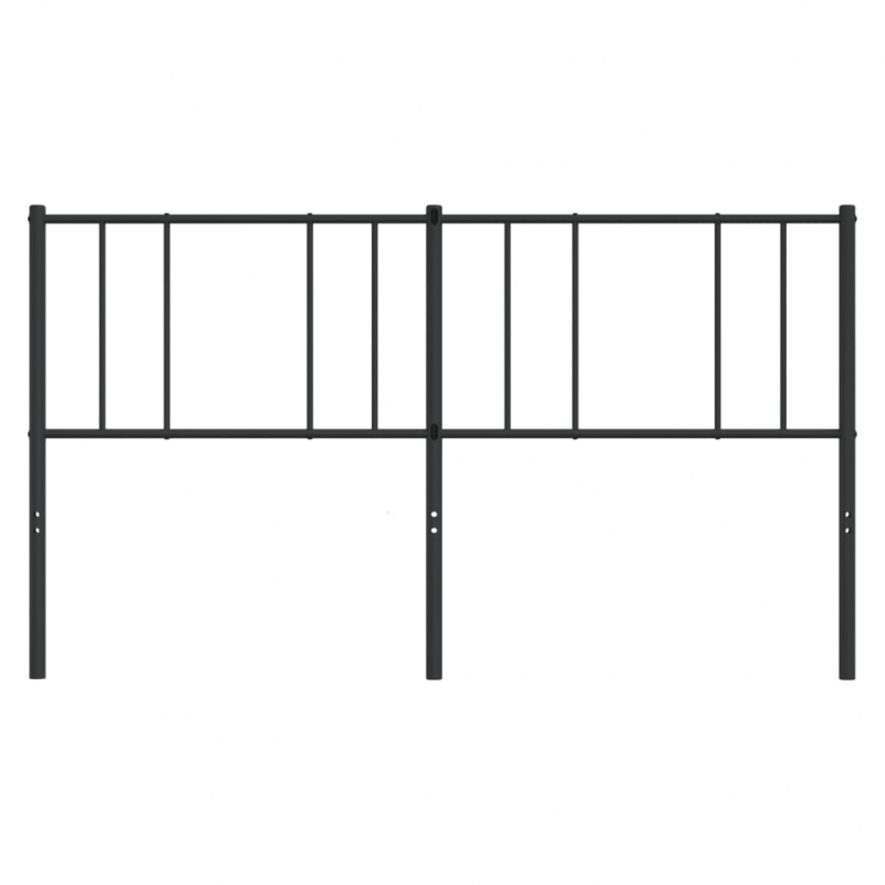 Kopfteil Metall Schwarz 193 cm