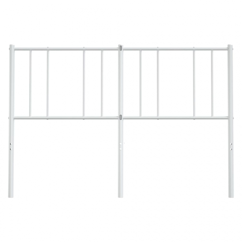 Kopfteil Metall Weiß 120 cm