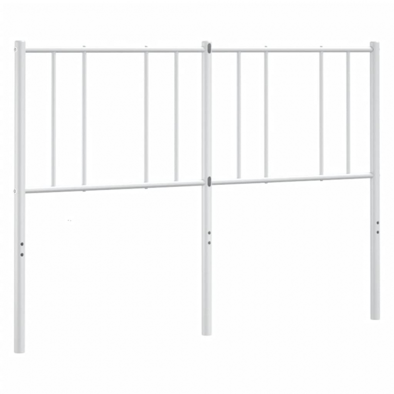 Kopfteil Metall Weiß 160 cm