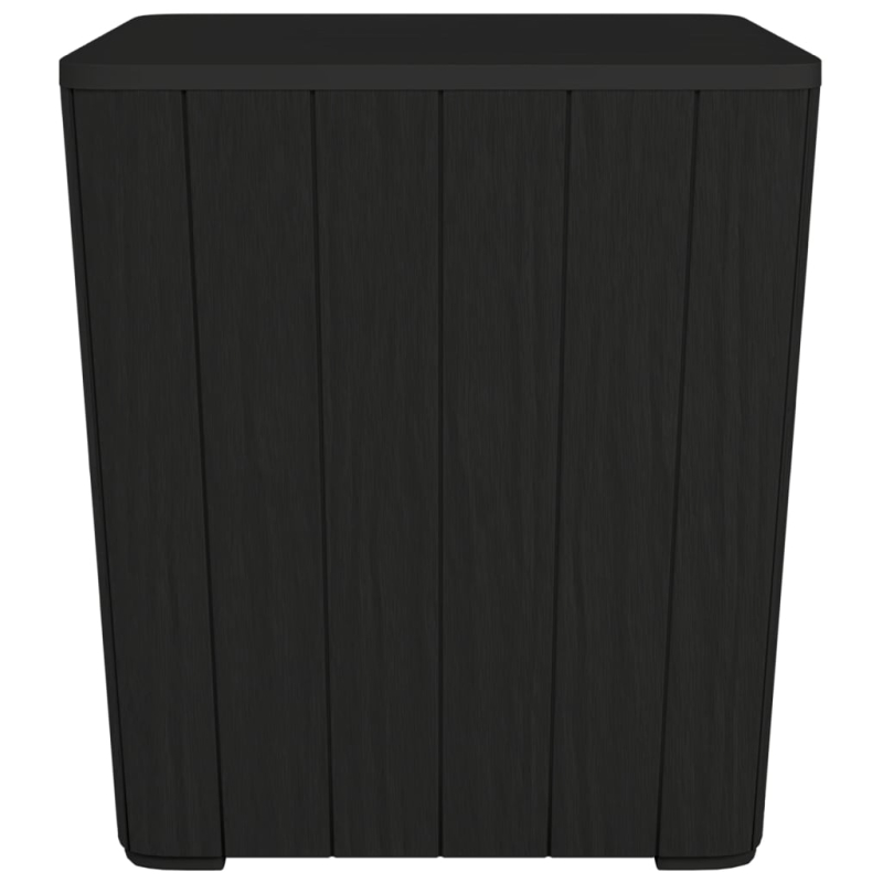 Gartentisch mit Abnehmbarer Tischplatte Schwarz Polypropylen