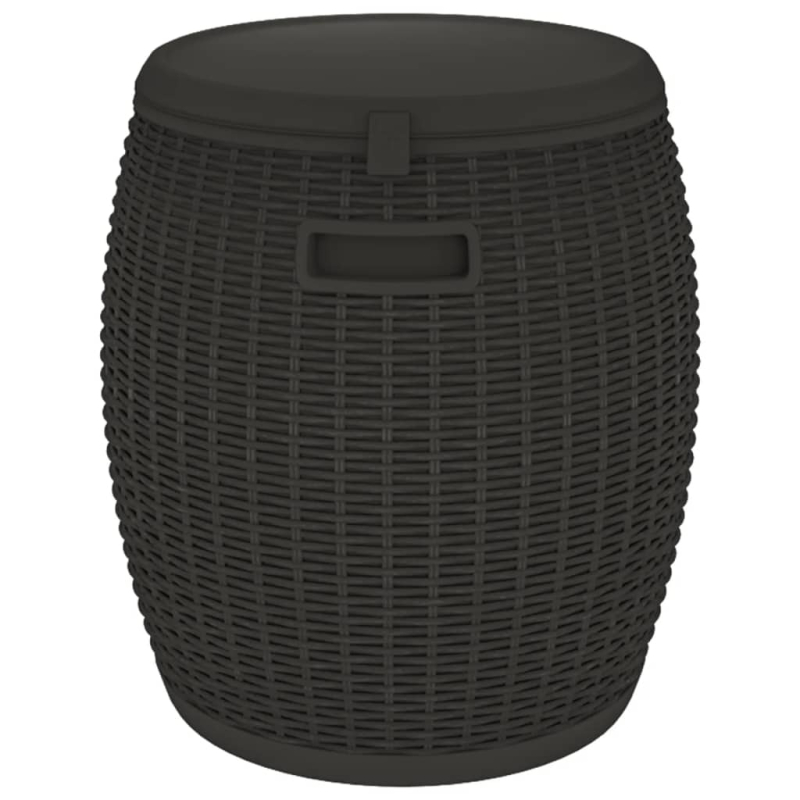 4-in-1 Gartenbox Schwarz Polypropylen