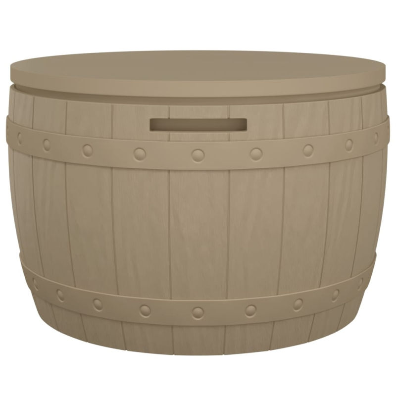 3-in-1 Gartenbox Hellbraun Polypropylen