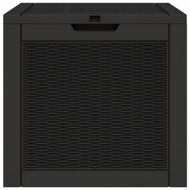 Gartenbox Schwarz 55,5x43x53 cm Polypropylen