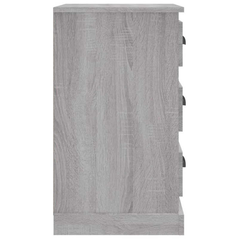Nachttisch Grau Sonoma 39x39x67 cm Holzwerkstoff