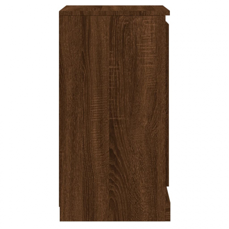 Sideboard Braun Eichen-Optik 37,5x35,5x67,5 cm Holzwerkstoff