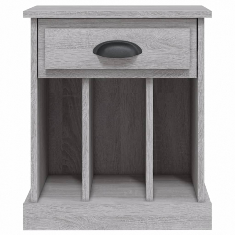 Nachttische 2 Stk. Grau Sonoma 43x36x50 cm