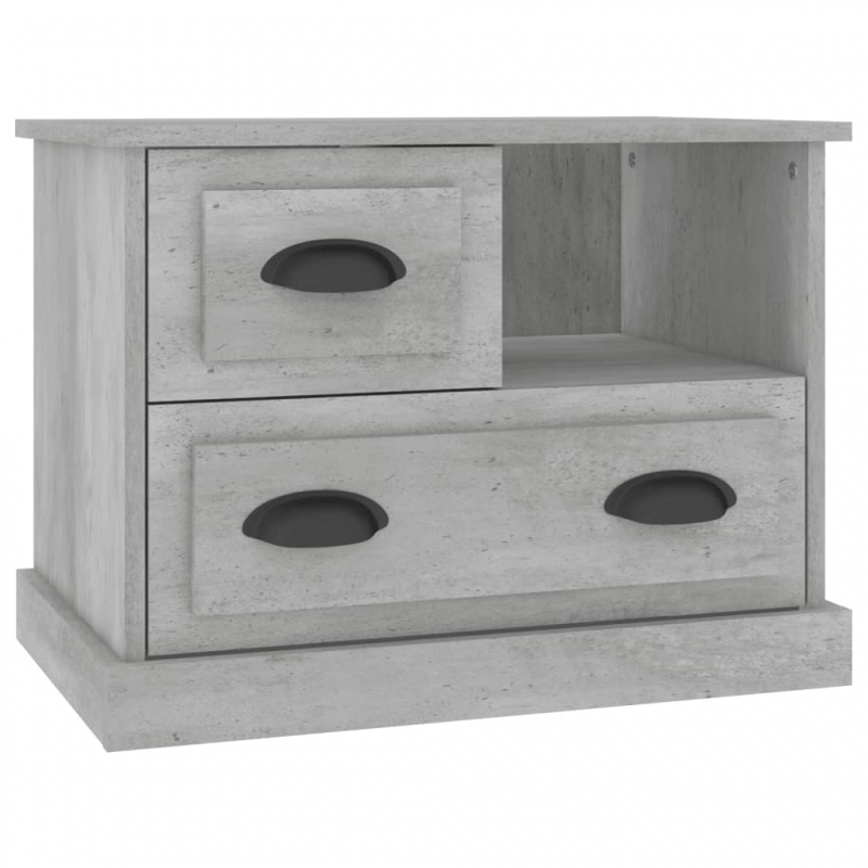 Nachttisch Betongrau 60x39x45 cm