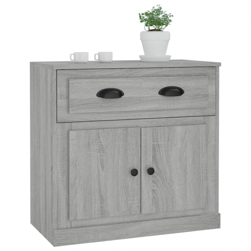 Sideboard Grau Sonoma 70x35,5x67,5 cm Holzwerkstoff