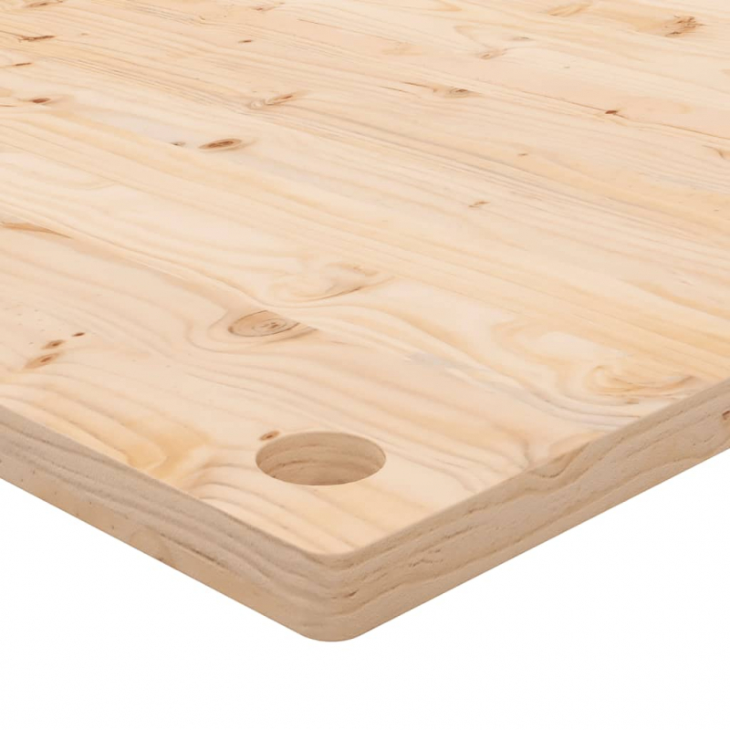 Schreibtischplatte 110x55x2,5 cm Massivholz Kiefer
