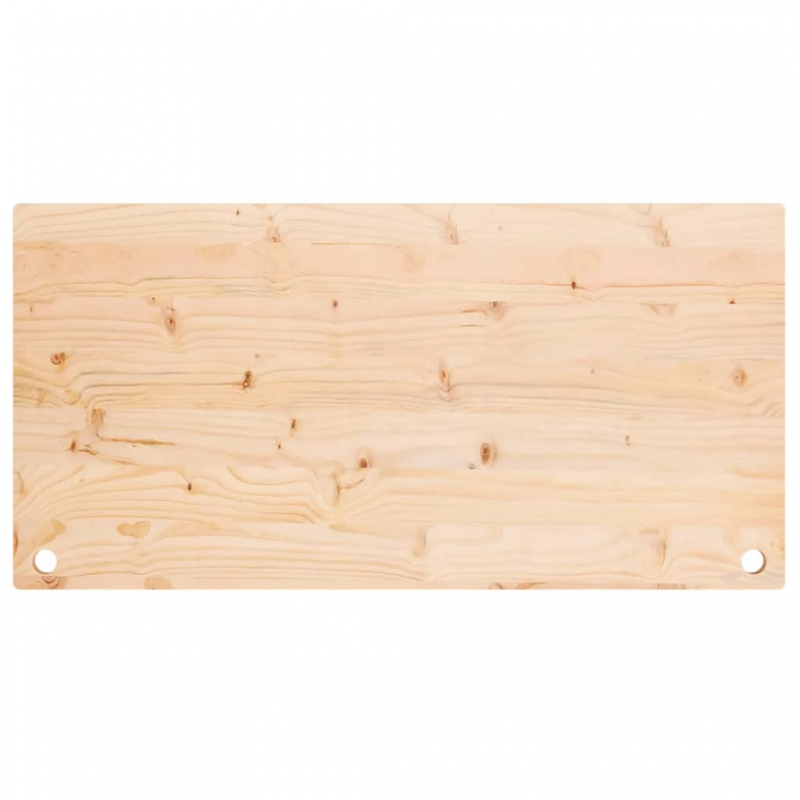 Schreibtischplatte 100x60x2,5 cm Massivholz Kiefer
