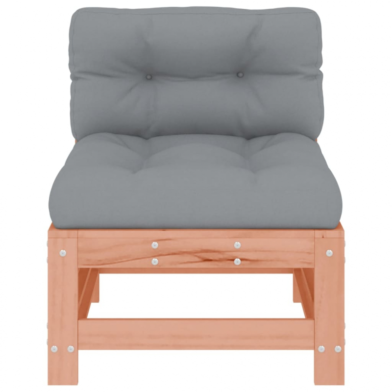 Mittelsofa mit Kissen Massivholz Douglasie