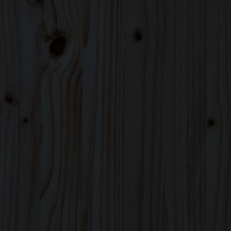 Sonnenliegen 2 Stk. mit Tisch Schwarz Massivholz Kiefer