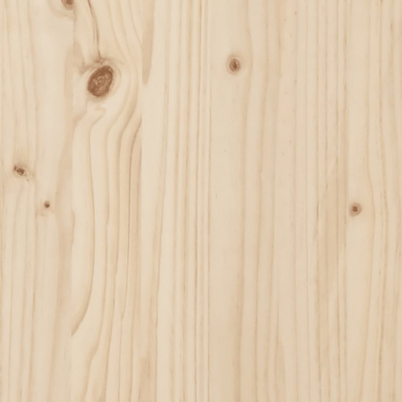 Tischplatte 60x60x2,5 cm Massivholz Kiefer Quadratisch
