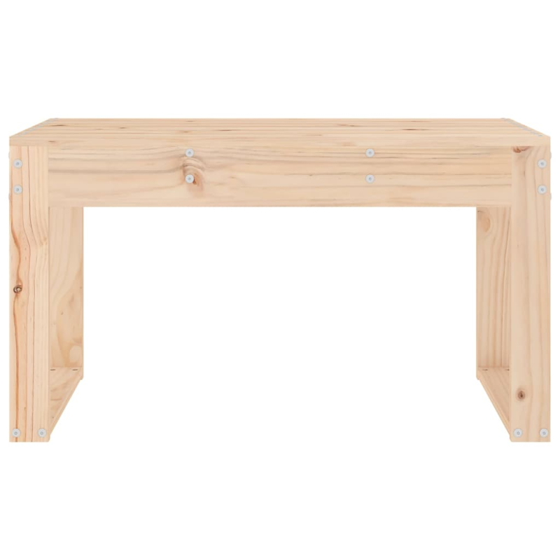 Gartenbank 80x38x45 cm Massivholz Kiefer
